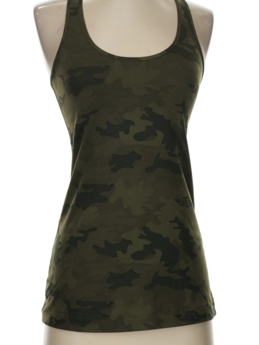 lululemon athletica Olive Camo Racerback Tank~Small